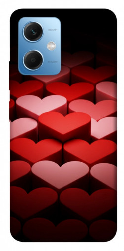 Чехол itsPrint Hearts pattern для Xiaomi Poco X5 5G