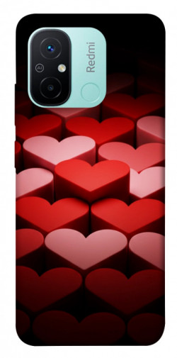 Чехол itsPrint Hearts pattern для Xiaomi Redmi 12C
