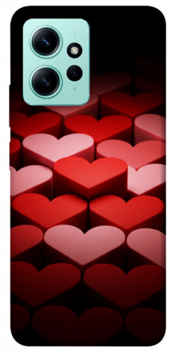 Чехол itsPrint Hearts pattern для Xiaomi Redmi Note 12 4G