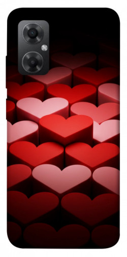 Чехол itsPrint Hearts pattern для Xiaomi Redmi Note 11R