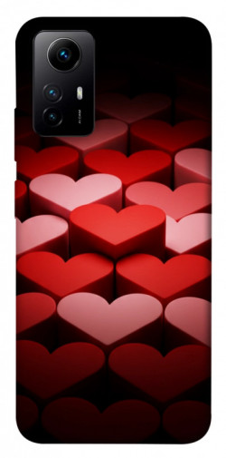 Чехол itsPrint Hearts pattern для Xiaomi Redmi Note 12S