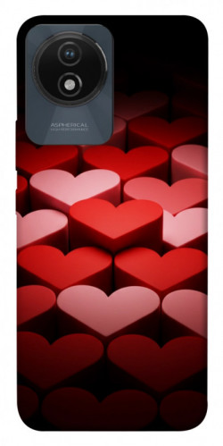 Чехол itsPrint Hearts pattern для Vivo Y02