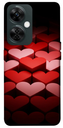 Чехол itsPrint Hearts pattern для OnePlus Nord CE 3 Lite