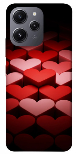 Чехол itsPrint Hearts pattern для Xiaomi Redmi 12
