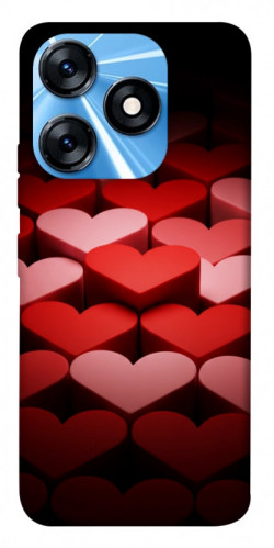 Чохол itsPrint Hearts pattern для TECNO Spark 10 Pro