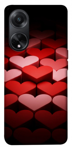 Чохол itsPrint Hearts pattern для Oppo A98
