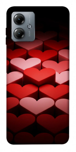 Чехол itsPrint Hearts pattern для Motorola Moto G14