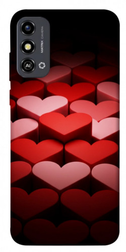 Чехол itsPrint Hearts pattern для ZTE Blade A53
