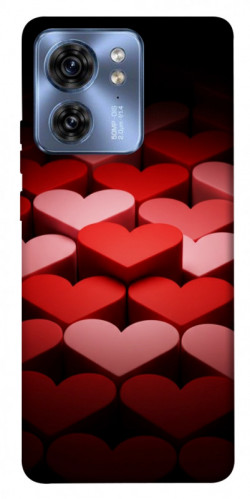Чехол itsPrint Hearts pattern для Motorola Edge 40