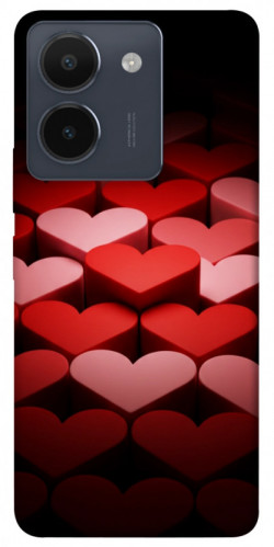 Чехол itsPrint Hearts pattern для Vivo Y36