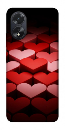 Чехол itsPrint Hearts pattern для Oppo A38