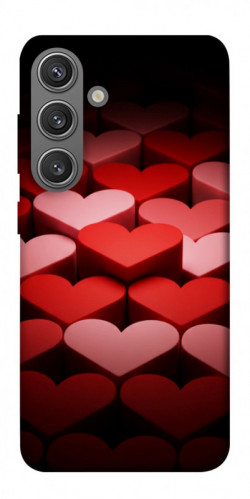 Чехол itsPrint Hearts pattern для Samsung Galaxy S24