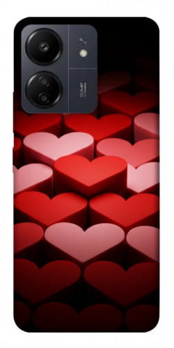 Чехол itsPrint Hearts pattern для Xiaomi Redmi 13C