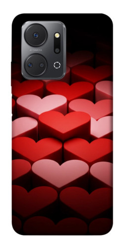 Чохол itsPrint Hearts pattern для Huawei Honor X7a