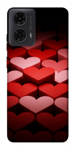 Чехол itsPrint Hearts pattern для Motorola Moto G24