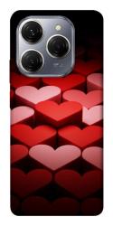 Чохол itsPrint Hearts pattern для TECNO Spark 20 Pro