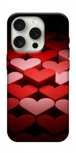 Чехол itsPrint Hearts pattern для Apple iPhone 16 Pro Max (6.9")