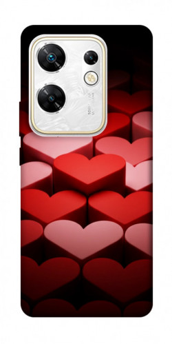 Чехол itsPrint Hearts pattern для Infinix Zero 30 4G