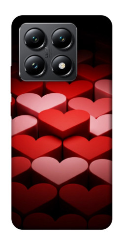 Чехол itsPrint Hearts pattern для Xiaomi 14T