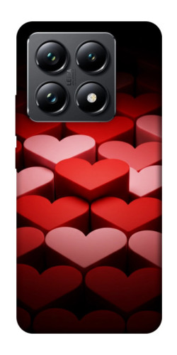 Чехол itsPrint Hearts pattern для Xiaomi 14T Pro