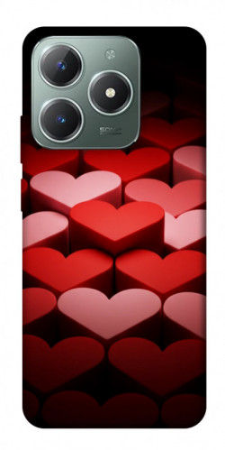 Чохол itsPrint Hearts pattern для Realme C61 4G
