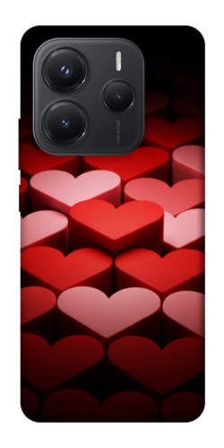 Чехол itsPrint Hearts pattern для Xiaomi Redmi Note 14 5G