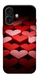 Чехол itsPrint Hearts pattern для Apple iPhone 17 (6.3")