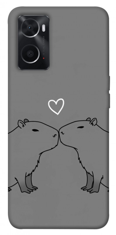 Чохол itsPrint Капібари для Oppo A76 4G, кохання, купити оптом з доставкою