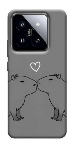 Чохол itsPrint Капібари для Xiaomi 14 Pro