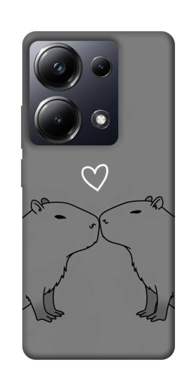 Чохол itsPrint Капібари для Xiaomi Redmi Note 13 Pro 4G, кохання, купити оптом з доставкою