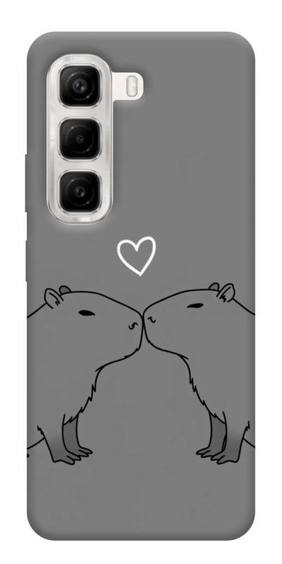 Чохол itsPrint Капібари для Infinix Hot 50 4G, кохання, купити оптом з доставкою
