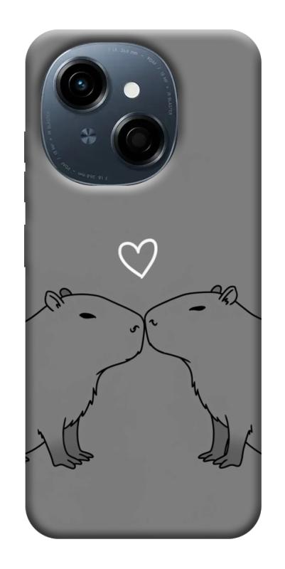 Чохол itsPrint Капібари для TECNO Spark Go 1, кохання, купити оптом з доставкою