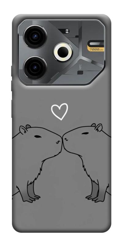 Чохол itsPrint Капібари для TECNO Pova 6 Neo (LI6), кохання, купити оптом з доставкою