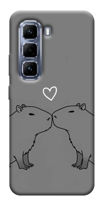 Чохол itsPrint Капібари для Infinix Hot 50 Pro, кохання, купити оптом з доставкою