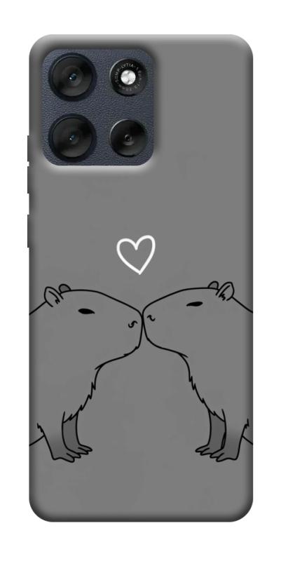 Чохол itsPrint Капібари для Motorola Moto G56 5G, кохання, купити оптом з доставкою