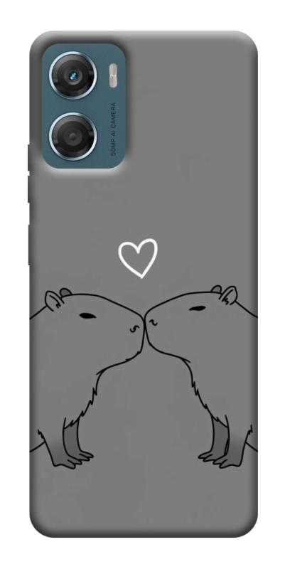 Чохол itsPrint Капібари для Motorola Moto G06, кохання, купити оптом з доставкою