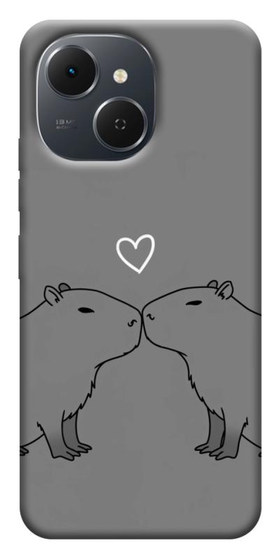 Чохол itsPrint Капібари для TECNO Spark 40C, кохання, купити оптом з доставкою
