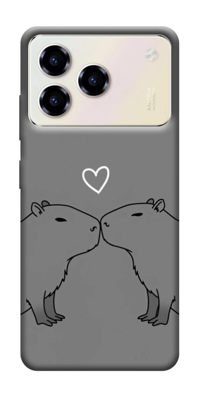 Чохол itsPrint Капібари для ZTE Blade A76, кохання, купити оптом з доставкою