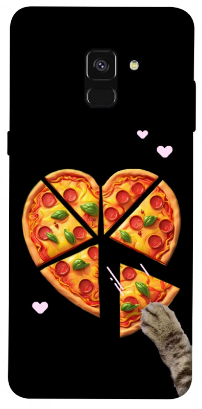 Чехол itsPrint Pizza Love Cat для Samsung A530 Galaxy A8 (2018), любовь, купить оптом с доставкой