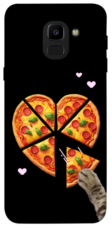 Чехол itsPrint Pizza Love Cat для Samsung J600F Galaxy J6 (2018), любовь, купить оптом с доставкой