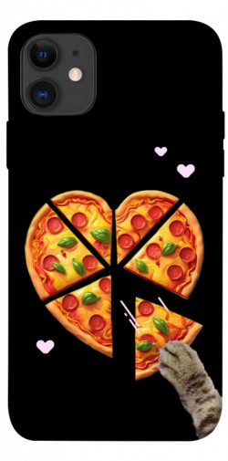 Чехол itsPrint Pizza Love Cat для Apple iPhone 11 (6.1")