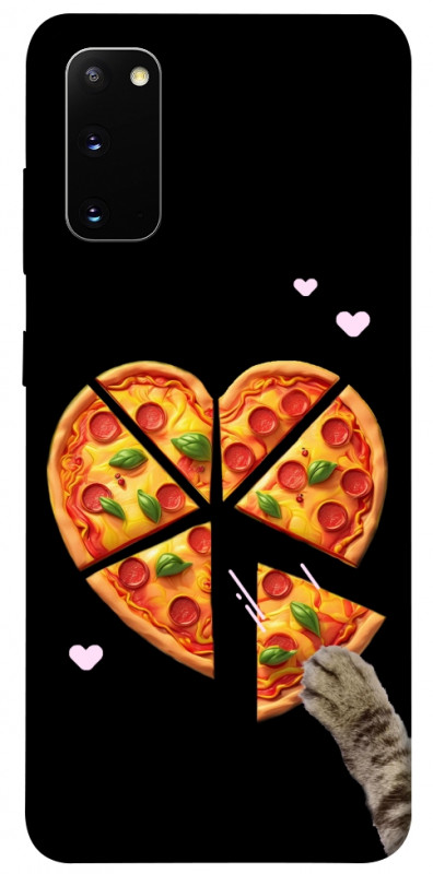 Чехол itsPrint Pizza Love Cat для Samsung Galaxy S20, любовь, купить оптом с доставкой