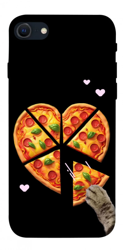 Чехол itsPrint Pizza Love Cat для Apple iPhone SE (2020), любовь, купить оптом с доставкой