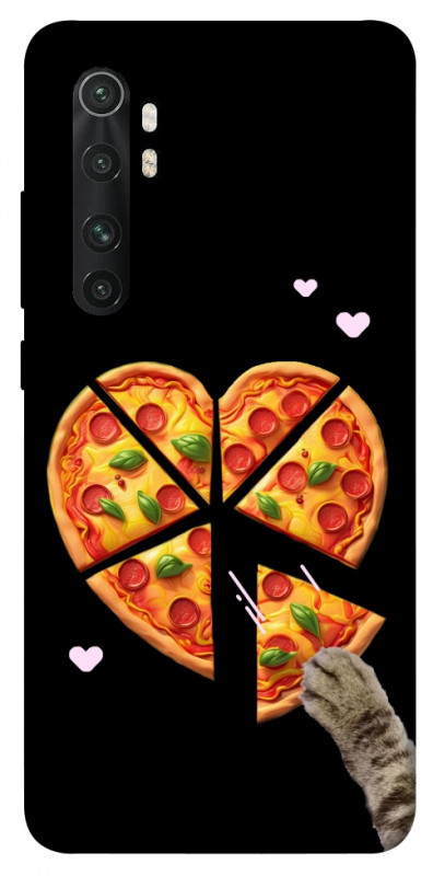 Чехол itsPrint Pizza Love Cat для Xiaomi Mi Note 10 Lite, любовь, купить оптом с доставкой