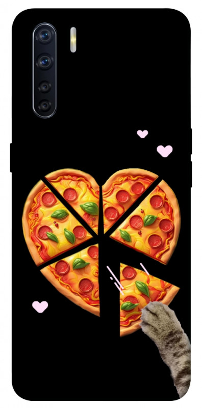 Чехол itsPrint Pizza Love Cat для Oppo A91, любовь, купить оптом с доставкой