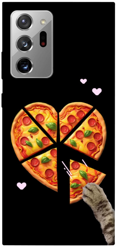 Чехол itsPrint Pizza Love Cat для Samsung Galaxy Note 20 Ultra, любовь, купить оптом с доставкой