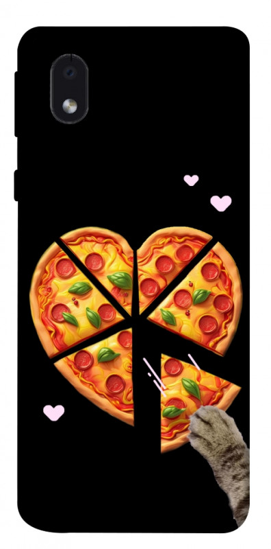 Чехол itsPrint Pizza Love Cat для Samsung Galaxy M01 Core / A01 Core, любовь, купить оптом с доставкой