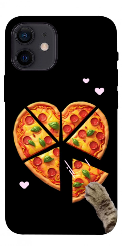 Чехол itsPrint Pizza Love Cat для Apple iPhone 12 mini (5.4"), любовь, купить оптом с доставкой