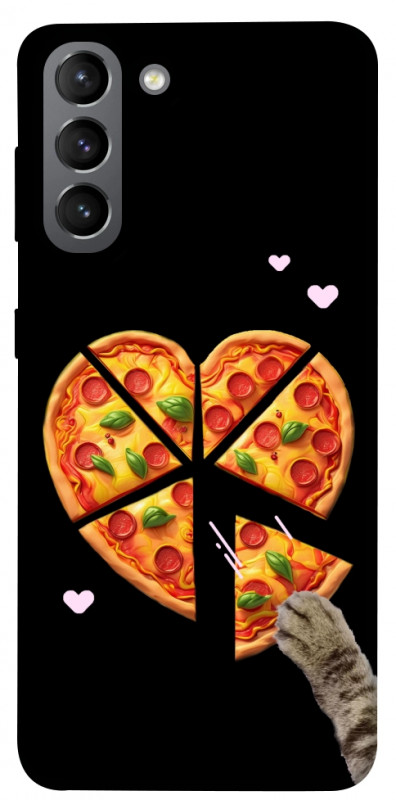 Чехол itsPrint Pizza Love Cat для Samsung Galaxy S21, любовь, купить оптом с доставкой