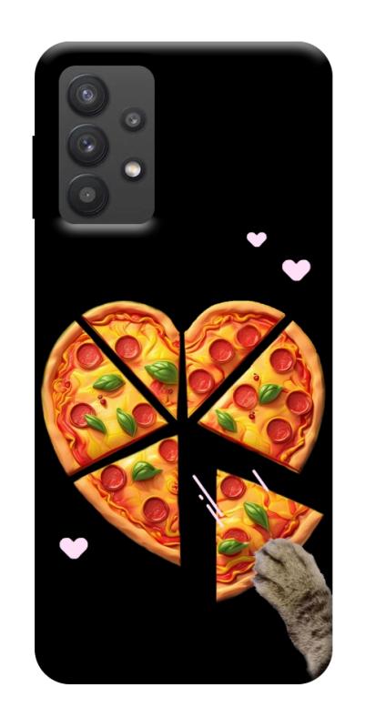 Чехол itsPrint Pizza Love Cat для Samsung Galaxy A32 (A326B) 5G, любовь, купить оптом с доставкой